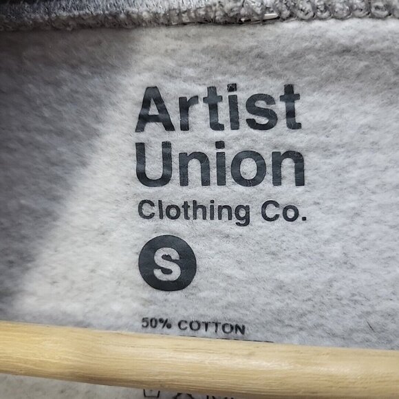 California Republic Hoodie Mens Pull Over Gray Sz S Small Pouch Pocket - Picture 5 of 10